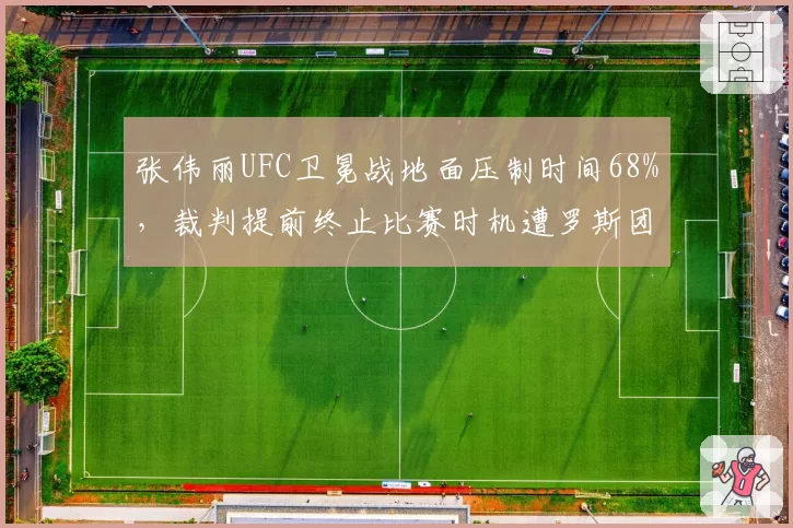 张伟丽UFC卫冕战地面压制时间68%，裁判提前终止比赛时机遭罗斯团队炮轰